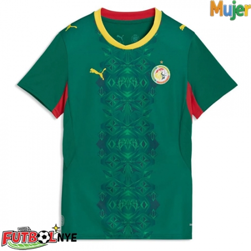 Camiseta Senegal Visitante Equipación para mujer Mundial 2026 manga corta